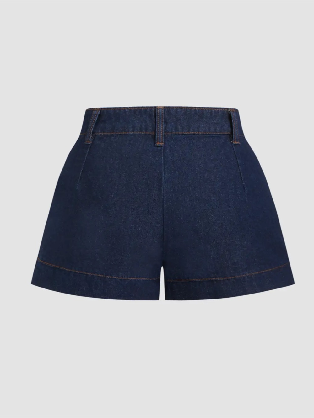 DENIM MID RISE MICRO SHORTS - Picture 2 of 7